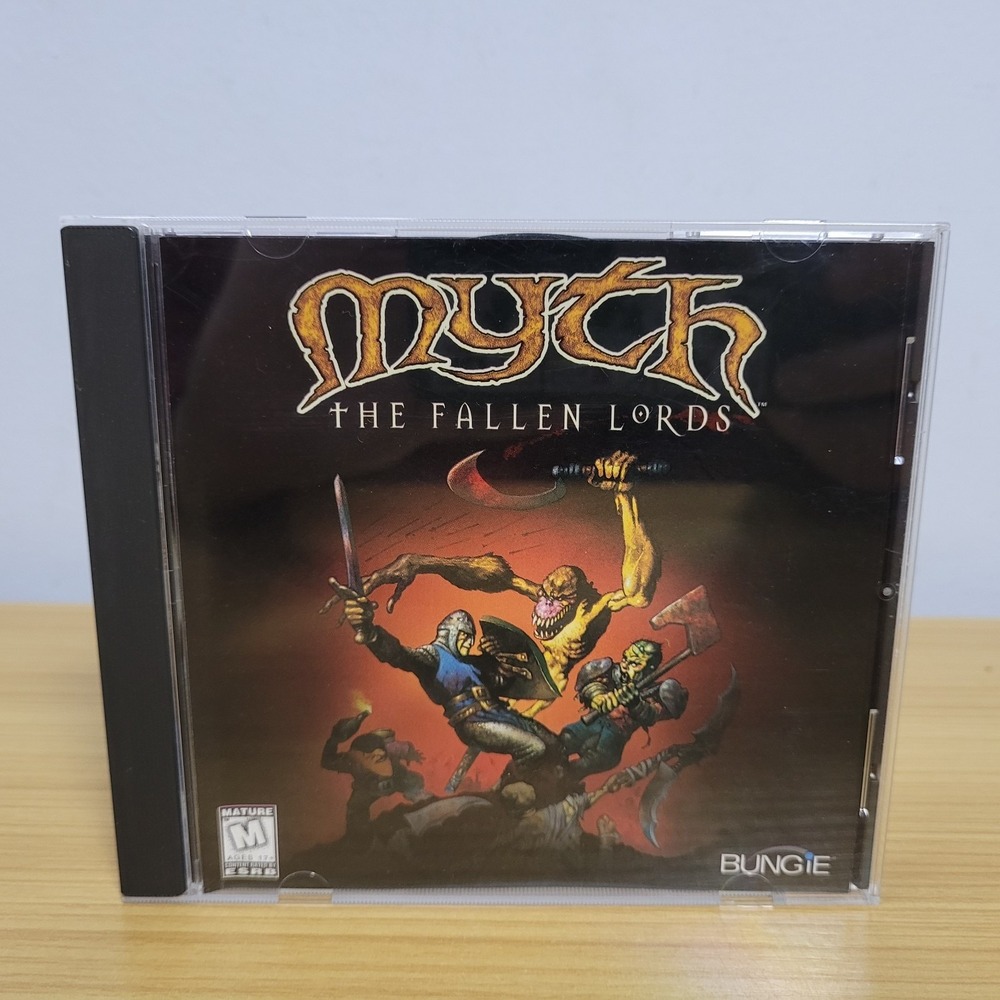 Vintage 1997 Myth The Fallen Lords PC CD-ROM Bungie Real-Time Strategy Game